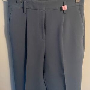 Ann Taylor - NWOT -Pants with tapered leg, size 2 runs slightly big -Blue steel